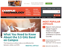 Tablet Screenshot of campustechnology.com